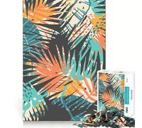Rompecabezas para Adolescentes de 1000 Piezas con diseño de Plantas Tropicales y Palmeras Diseño de Corte preciso Diversión para Resolver Problemas Diversión Relajante Tiempo de diversión Decoración