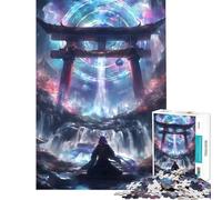 Rompecabezas para Adolescentes de 1000 Piezas con diseño de Puerta Torii Espiritual Juguetes educativos Juegos relajantes desafío exigente Regalos de cumpleaños (tamaño 38x52cm)