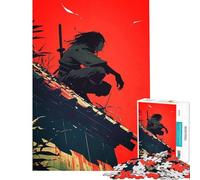 Rompecabezas para Adolescentes de 1000 Piezas con diseño de Shinobi para cumpleaños decoración navideña de Pared Juego de ingenio para Mayores de 14 años (50x75cm)