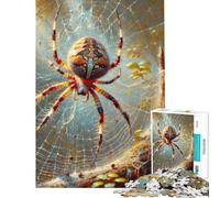 Rompecabezas para Adolescentes de 1000 Piezas con diseño de telaraña Juego Imposible Juguetes adictivos para Cultivar la Paciencia Regalos de cumpleaños Divertidos y con Humor (tamaño 38x26cm)