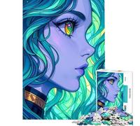 Rompecabezas para Adolescentes de 1000 Piezas con diseño de una Chica Guapa Ayuda a ejercitar el Cerebro Decoración para el hogar Juegos relajantes Apto para Mayores de 14 años (38x26cm)