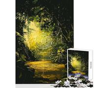 Rompecabezas para Adolescentes de 1000 Piezas con diseño geométrico de la Jungla Rompecabezas de 1000 Piezas para Relajarse cumpleaños o para Aprender y educar (38x52cm)