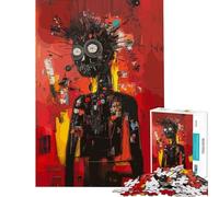 Rompecabezas para Adolescentes de 1000 Piezas con Figura Humana al Estilo Basquiat Actividades Divertidas para Hacer en casa Mejora la Memoria Juegos relajantes para Mayores de 14 años 50x75cm