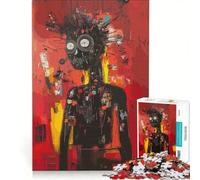 Rompecabezas para Adolescentes de 1000 Piezas con Figuras humanas al Estilo Basquiat, Juego Familiar, Actividades Divertidas para Hacer en casa, 50x75cm