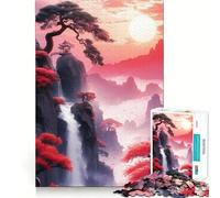 Rompecabezas para Adolescentes de 1000 Piezas con Forma de árbol bonsái,Ideal para Arte,Desarrollo de Habilidades Creativas,Tiempo de Juego y decoración navideña 38x26cm