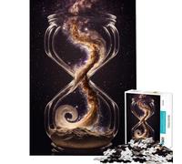 Rompecabezas para Adolescentes de 1000 Piezas con Forma de Reloj de Arena Juego práctico y Educativo Juguete Ideal para desarrollar el Pensamiento lógico y el análisis (Tamaño 38x52cm)