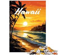 Rompecabezas para Adolescentes de 1000 Piezas con Hermosos diseños de calas Hawaianas Rompecabezas de Corte preciso para la interacción Entre Padres e Hijos Juego de ingenio para Toda la Familia