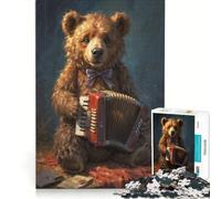 Rompecabezas para Adolescentes de 1000 Piezas con la canción del Oso A Very Loved Bear Song, Juguete Educativo, Ideal para la diversión Familiar, cumpleaños y Navidad 38x52cm
