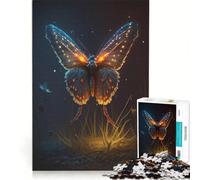 Rompecabezas para Adolescentes de 1000 Piezas con Mariposa irreal Juego práctico para Relajarse intelectualmente Regalo de cumpleaños Regalos 38x26cm