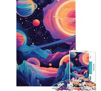 Rompecabezas para Adolescentes de 1000 Piezas con Paisaje cósmico Ideal para Relajarse ejercitar la Mente y como Regalo para Hombres y Mujeres Una verdadera Obra de Arte (tamaño 38x26cm)