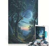 Rompecabezas para Adolescentes de 1000 Piezas con Paisaje Natural fantástico, un Juego de ingenio Divertido y con Humor, cumpleaños o Navidad 38x52cm