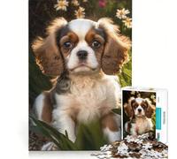 Rompecabezas para Adolescentes de 1000 Piezas con Retrato de un Lindo Cachorro Juegos educativos para divertirse en Familia Regalo de cumpleaños Regalos de Viaje 50x75cm