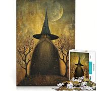 Rompecabezas para Adolescentes de 1000 Piezas con temática de Magos del Bosque Juego de ingenio para Padres e Hijos Regalo Ideal para cumpleaños 38x52cm
