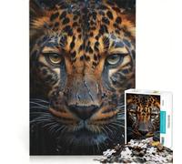 Rompecabezas para Adolescentes de 1000 Piezas con temática de Tigres y Fauna Salvaje Juegos relajantes Actividades Familiares con póster y Hoja de Preguntas a Juego 50x75cm