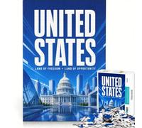 Rompecabezas para Adolescentes de 1000 Piezas con temática de Viajes a Washington DC, Juegos Divertidos, Entrena tu Cerebro y Tus Manos, Ideal para Decorar tu Escritorio 50x75cm