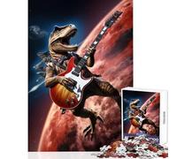 Rompecabezas para Adolescentes de 1000 Piezas con tiranosaurio mecedor Juguetes de Bricolaje Grandes Regalos y Juegos Familiares Mejora el Amor en Pareja tamaño 38x26cm