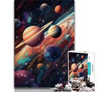 Rompecabezas para Adolescentes de 1000 Piezas con un Universo Colorido, Juguete Educativo antiestrés para Regalar a Amigos y Familiares (tamaño 38x26cm)