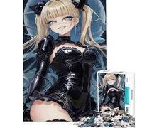 Rompecabezas para Adolescentes de 1000 Piezas con una Chica Anime Rubia Juguete adictivo para Cultivar la Paciencia Juego Familiar Ideal para Parejas Un Gran Regalo para los Amantes de los Juegos