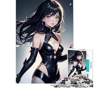 Rompecabezas para Adolescentes de 1000 Piezas con una Chica Anime Sexy Juguetes adictivos para Cultivar la Paciencia Juego de ingenio Decoración Perfecta Regalo Divertido (tamaño 38x26cm)