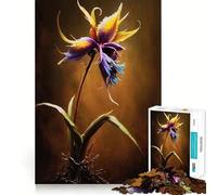 Rompecabezas para Adolescentes de 1000 Piezas,con una Hermosa Flor Grande,Encaje, Arte,Juego cognitivo,Regalo,Juego Lento, (50x75cm)