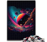 Rompecabezas para Adolescentes de 1000 Piezas con Vista al Universo Infinito, Juego Educativo, desafío, Juguete, decoración de Pared, cumpleaños y Navidad, 50x75cm