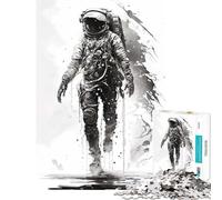 Rompecabezas para Adolescentes de 1000 Piezas Conquistadores del Espacio Juego Familiar Juguetes adictivos para Cultivar la Paciencia Gran Regalo Mejora la Memoria (Tamaño 75x50cm)