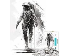 Rompecabezas para Adolescentes de 1000 Piezas Conquistadores del Espacio Juego Familiar Juguetes adictivos para Cultivar la Paciencia Gran Regalo Mejora la Memoria (Tamaño 38x52cm)