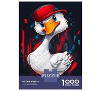 Rompecabezas para Adolescentes De 1000 Piezas Cool Funny Duck Goose Rompecabezas para Adultos Juegos Familiares Corte De Precisión Regalos Y Cumpleaños Únicos 52x38cm/1000pcs