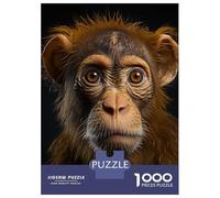 Rompecabezas para Adolescentes De 1000 Piezas Cool Monkey Portrait Rompecabezas para Adultos Juegos Relajantes Decoración Cumpleaños 52x38cm/1000pcs
