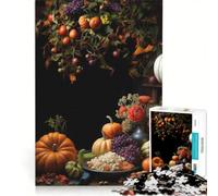 Rompecabezas para Adolescentes de 1000 Piezas, Cosecha de Otoño, Decoración de Pared de Juguete, para Pasar el Tiempo en casa, Regalo de cumpleaños, Regalos de Viaje, 50x75cm