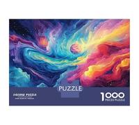 Rompecabezas para Adolescentes De 1000 Piezas Cosmic Abstract Art Print Rompecabezas para Adultos Juego De Ingenio para Mejorar La Memoria Actividades Divertidas En Casa 70x50cm/1000pcs