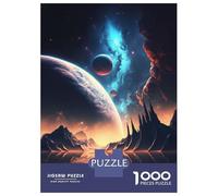 Rompecabezas para Adolescentes De 1000 Piezas Cosmic Lake Oasis Rompecabezas para Adultos Juego Práctico Vacaciones En Casa Matar El Tiempo Juego Desafiante Regalos 52x38cm/1000pcs