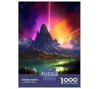 Rompecabezas para Adolescentes De 1000 Piezas Cosmic Mountain Landscape Rompecabezas Juegos Familiares Carrera De Velocidad Manual Cumpleaños 38x26cm/1000pcs