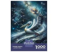 Rompecabezas para Adolescentes De 1000 Piezas Cosmic Pelican Flight Rompecabezas para Adultos Juego Familiar Regalos para Mujeres Cumpleaños Y Navidad 70x50cm/1000pcs