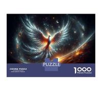 Rompecabezas para Adolescentes De 1000 Piezas Cosmic Phoenix Rising Rompecabezas para Adultos Juego Práctico Que Mejora La Memoria Interacción Entre Padres E Hijos 52x38cm/1000pcs
