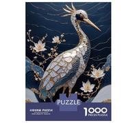 Rompecabezas para Adolescentes De 1000 Piezas Crane Bird Kintsugi Art Rompecabezas para Adultos Juguetes Antiestrés Arte De Pared Regalos De Cumpleaños Y Únicos 70x50cm/1000pcs