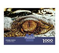 Rompecabezas para Adolescentes De 1000 Piezas Crocodile Eye Rompecabezas para Adultos Juego Práctico Una Obra De Arte Cumpleaños 38x26cm/1000pcs