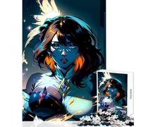 Rompecabezas para Adolescentes de 1000 Piezas Crystal Girl Lara Juguetes antiestrés Regalos de cumpleaños Juegos educativos colección de Artistas Bellas Artes tamaño 38x52cm