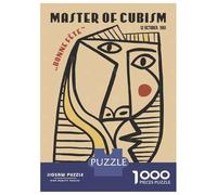 Rompecabezas para Adolescentes De 1000 Piezas Cubist Picasso Portrait Rompecabezas para Adultos Juguete Decoración De Pared Mejora La Memoria Regalos De Cumpleaños Y Únicos 38x26cm/1000pcs