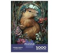 Rompecabezas para Adolescentes De 1000 Piezas Cute Baby Fluffy Deer Rompecabezas para Adultos Juegos Relajantes Análisis Y Lógica Difícil Y Desafiante 38x26cm/1000pcs