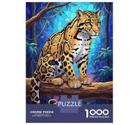 Rompecabezas para Adolescentes De 1000 Piezas Cute Baby Fluffy Lion Rompecabezas para Adultos Juguetes Antiestrés Decoración De Pared Interacción Entre Padres E Hijos 38x26cm/1000pcs