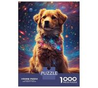 Rompecabezas para Adolescentes De 1000 Piezas Cute Dog Space Collage Rompecabezas para Adultos Juegos Relajantes Regalos para Mujeres Regalos De Juegos Desafiantes 70x50cm/1000pcs