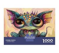 Rompecabezas para Adolescentes De 1000 Piezas Cute Fantasy Dragon Art Print Rompecabezas para Adultos Juegos Relajantes Análisis Y Lógica Difícil Y Desafiante 70x50cm/1000pcs