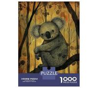Rompecabezas para Adolescentes De 1000 Piezas Cute Koala Rompecabezas para Adultos Juego Práctico Que Mejora La Memoria Interacción Entre Padres E Hijos 70x50cm/1000pcs