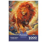 Rompecabezas para Adolescentes De 1000 Piezas Cute Lion Rompecabezas para Adultos Juguetes Antiestrés Regalo De Cumpleaños para Cumpleaños, Navidad 70x50cm/1000pcs