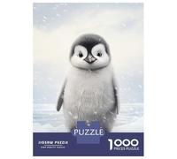 Rompecabezas para Adolescentes De 1000 Piezas Cute Penguin Chick Rompecabezas para Adultos Juegos Familiares Corte De Precisión Regalos Y Cumpleaños Únicos 70x50cm/1000pcs