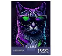 Rompecabezas para Adolescentes De 1000 Piezas Cute Whimsical Cat Rompecabezas para Adolescentes Juegos Relajantes Carrera De Velocidad De Manos 70x50cm/1000pcs
