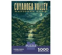 Rompecabezas para Adolescentes De 1000 Piezas Cuyahoga Valley National Park Vintage Rompecabezas Juegos Familiares Carrera De Velocidad Manual Cumpleaños 52x38cm/1000pcs