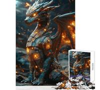 Rompecabezas para Adolescentes de 1000 Piezas Cyberwood Dragon Guardian Juguete Educativo Regalo de Amigo Secreto Juego práctico Que fomenta el Amor Entre Parejas tamaño 38x26cm