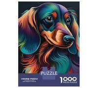 Rompecabezas para Adolescentes De 1000 Piezas Dachshund Style 1 Rompecabezas para Adultos Juego De Ingenio Mejora La Memoria Regalos para Amigos Y Familiares 70x50cm/1000pcs